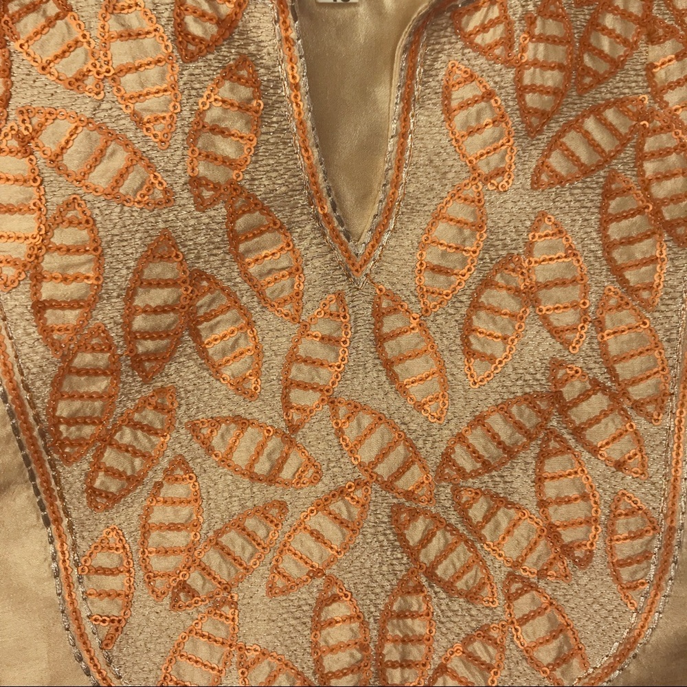{Vintage} Little Ms Drama Embroid.  Shift Dress - Picture 3 of 6